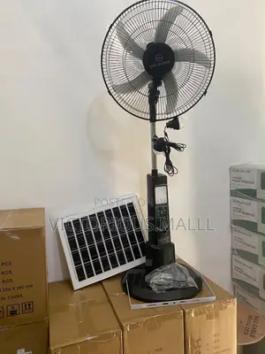 18 Inch Solar Rechargeable Fan AC/dc