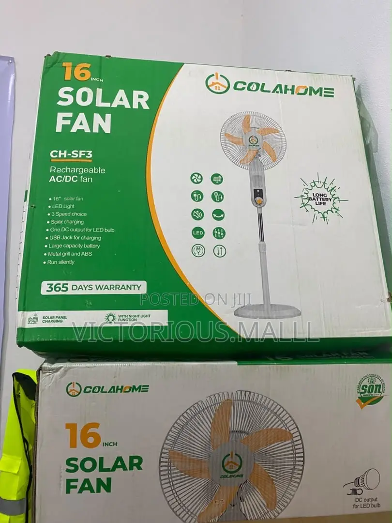 16 Inches Solar Fan