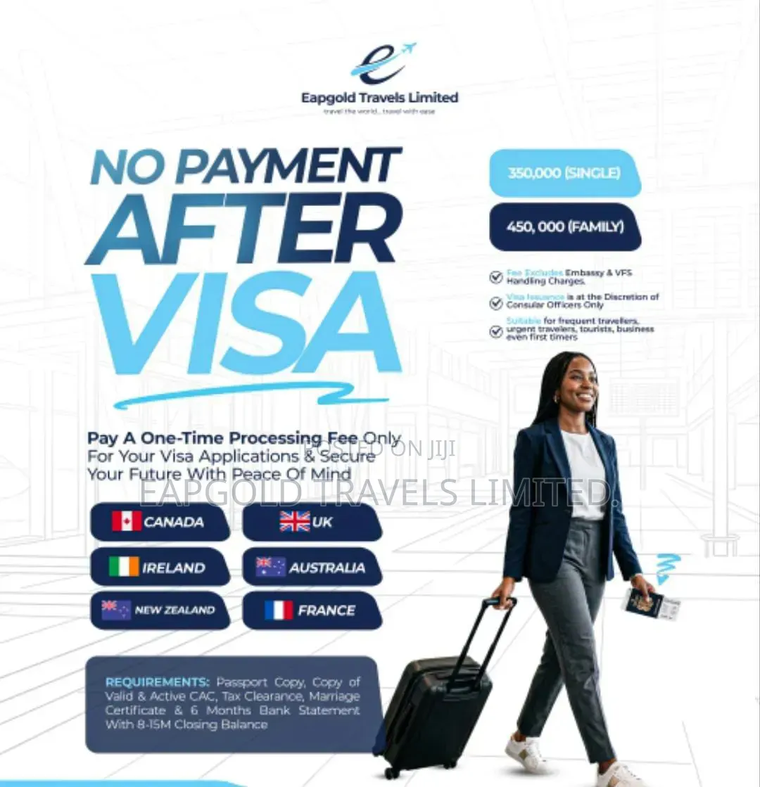 No Payment After Visa Is Out.
