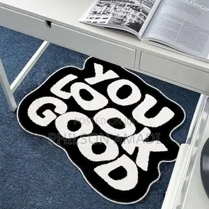 You Look Good Aesthetic Tufted Floor Mat