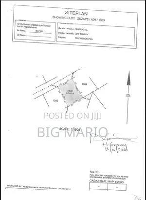 2678.83sqm Residential Land for Sale in Guzape Main