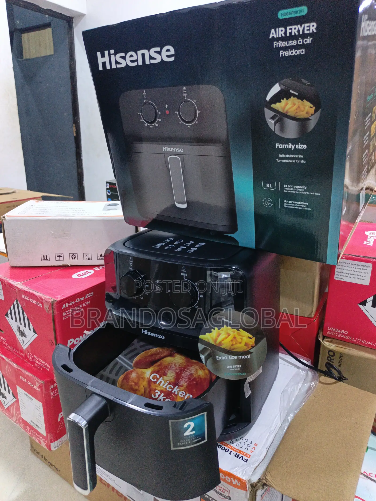 Hisense Air Fryer 8L – Powerful Digital Cooker