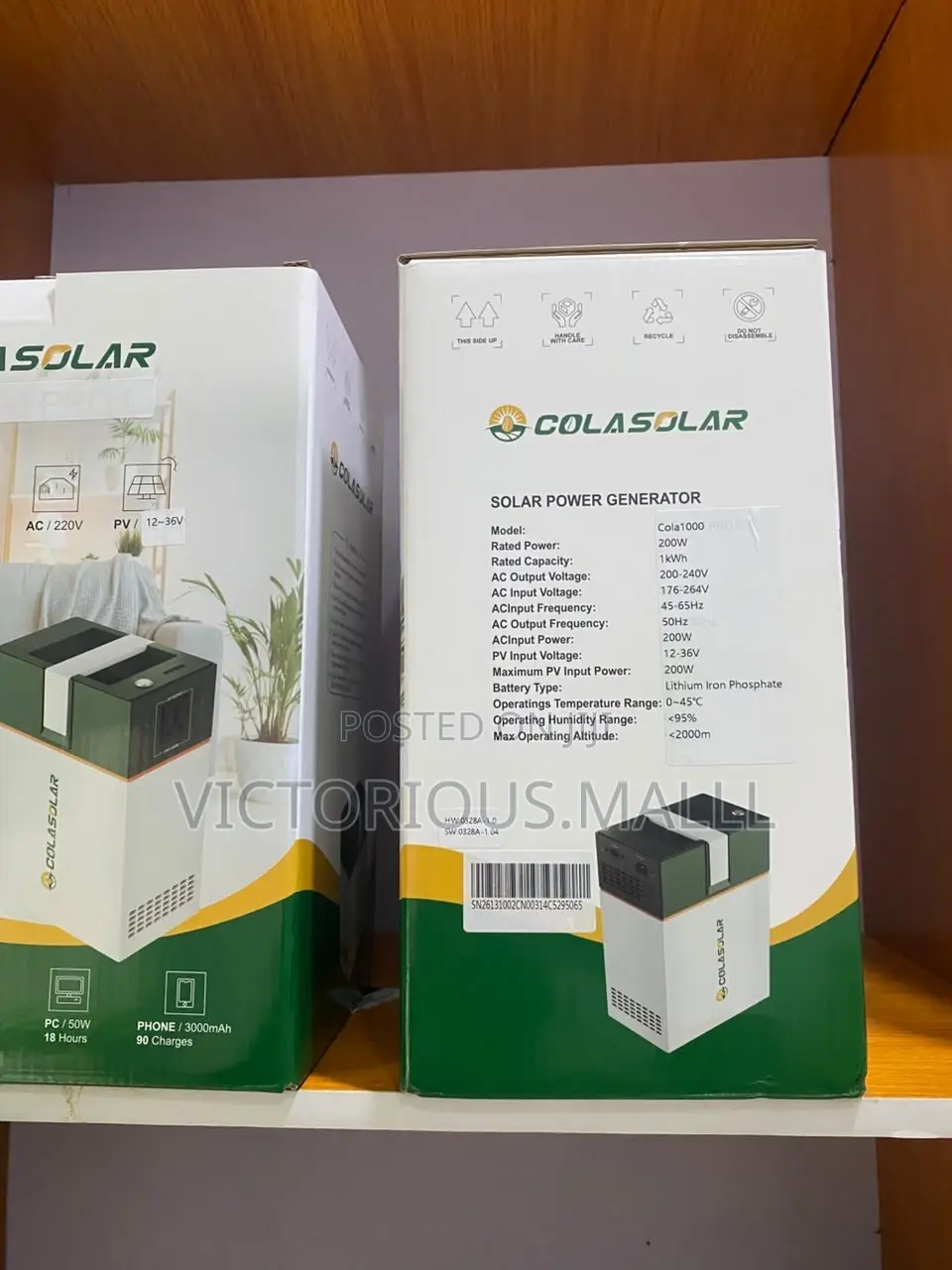 COLA 1000 Solar Generator