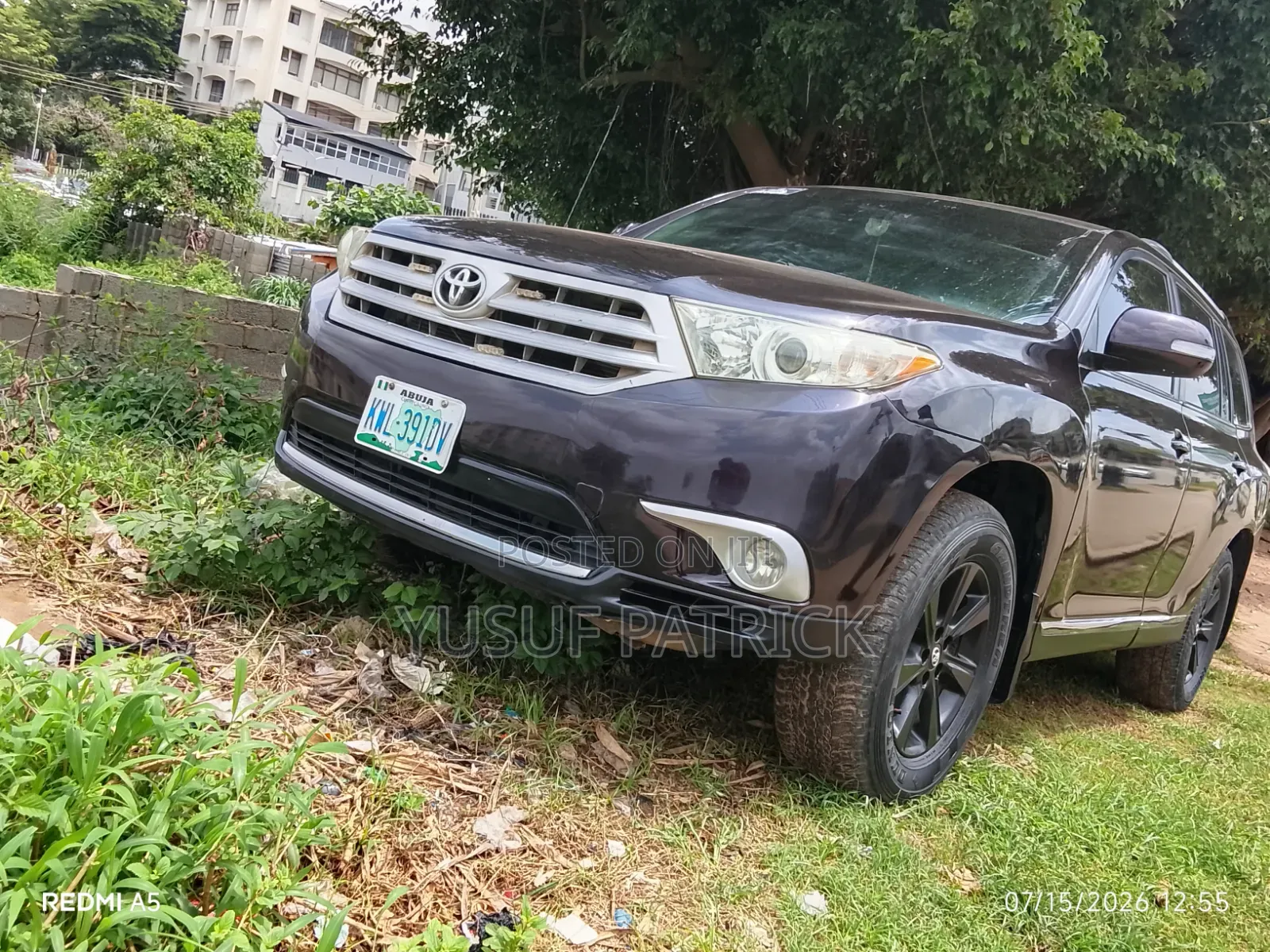 Toyota Highlander 2011 Maroon