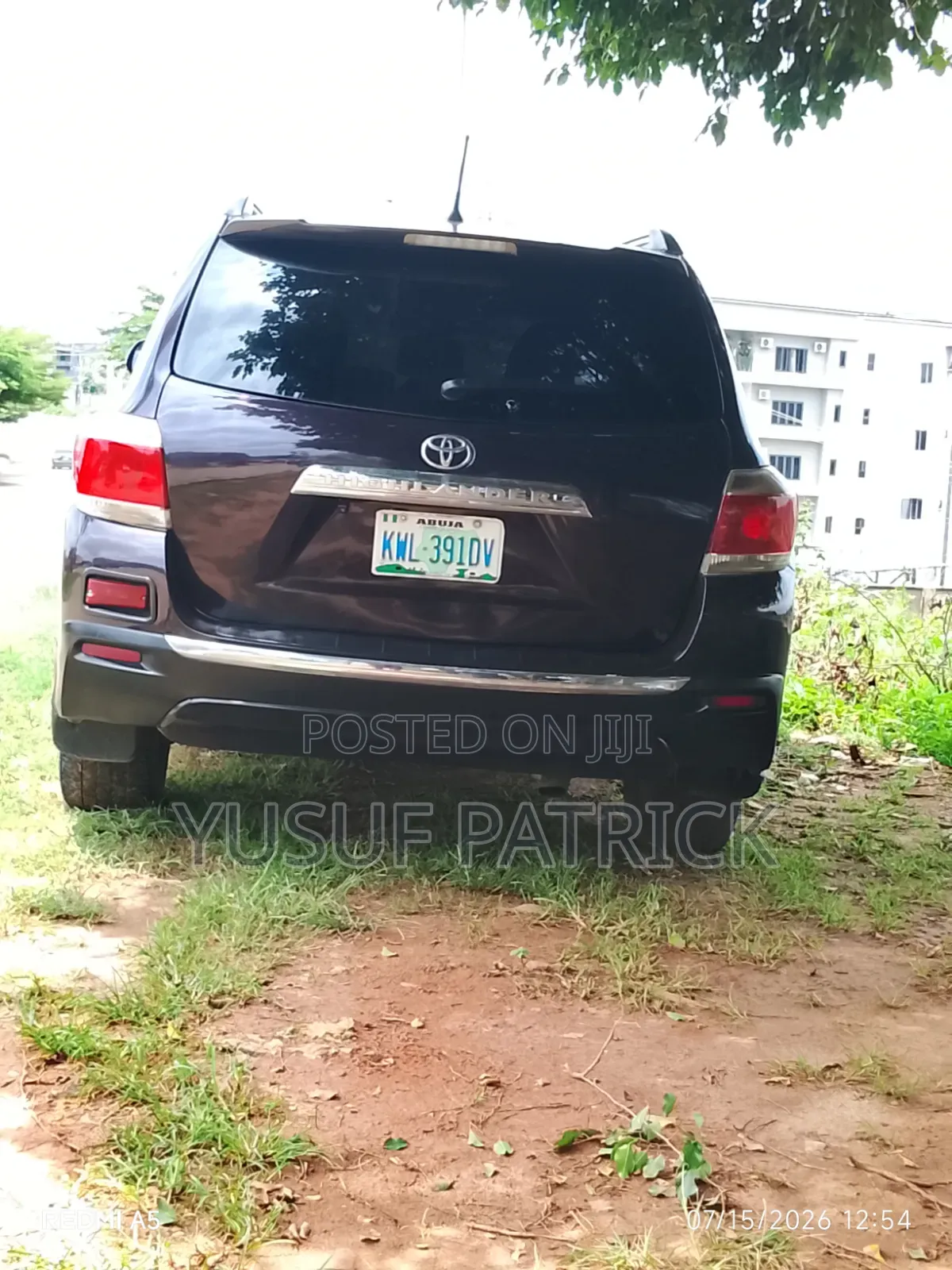 Toyota Highlander 2011 Maroon