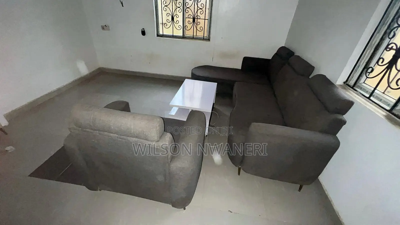 Big Grey L-Shaped Sofa | Comfy Clean