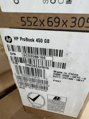 New Laptop HP ProBook 450 G8 8GB Intel Core i7 SSD 512GB