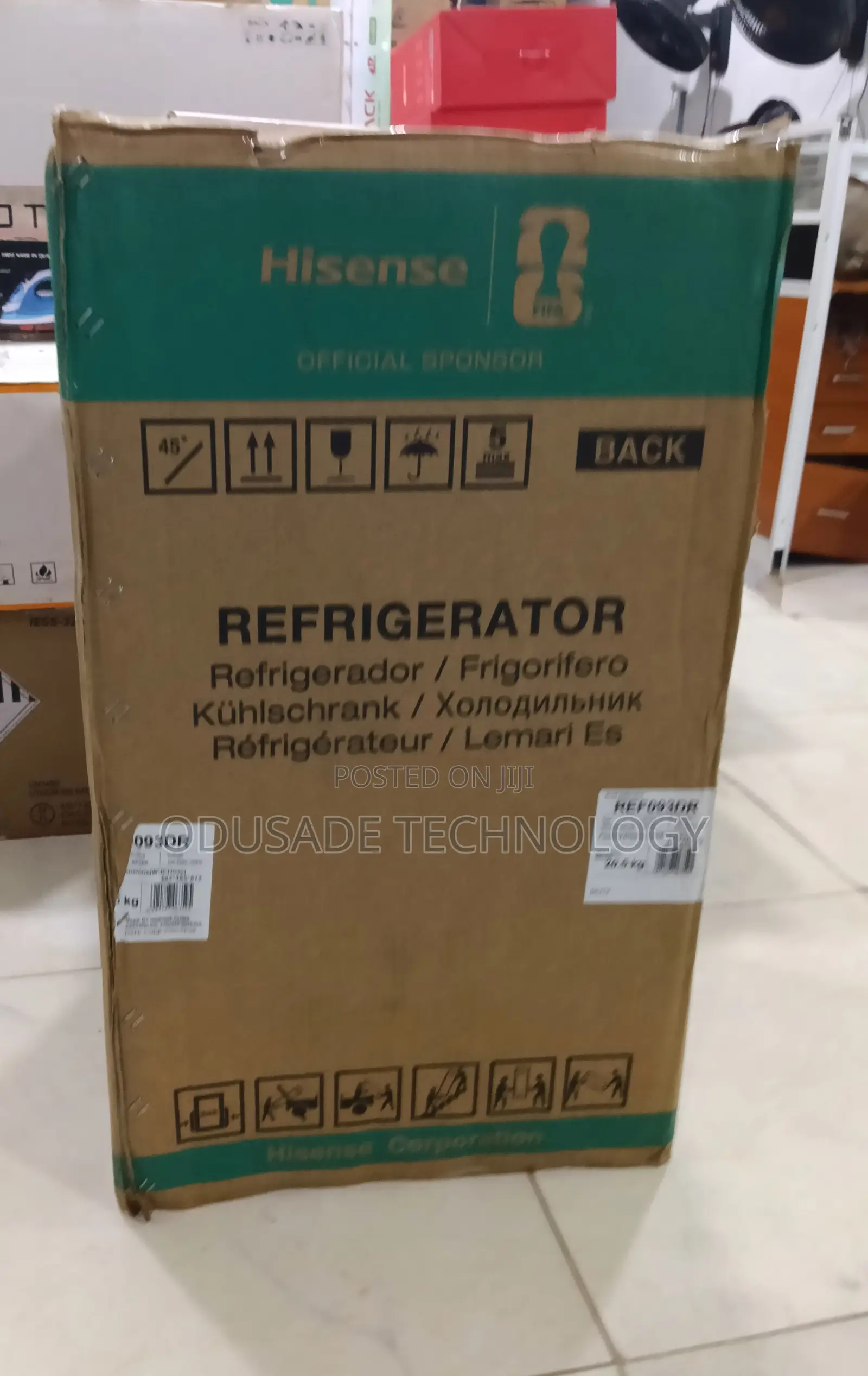 Hisense REF093DR 90L Single Door Fridge