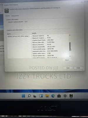 Laptop MSI GF63 64GB Intel Core i7 SSD 2T