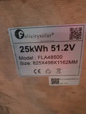 Felicity Lithium Ion Battery 25kwh 48v