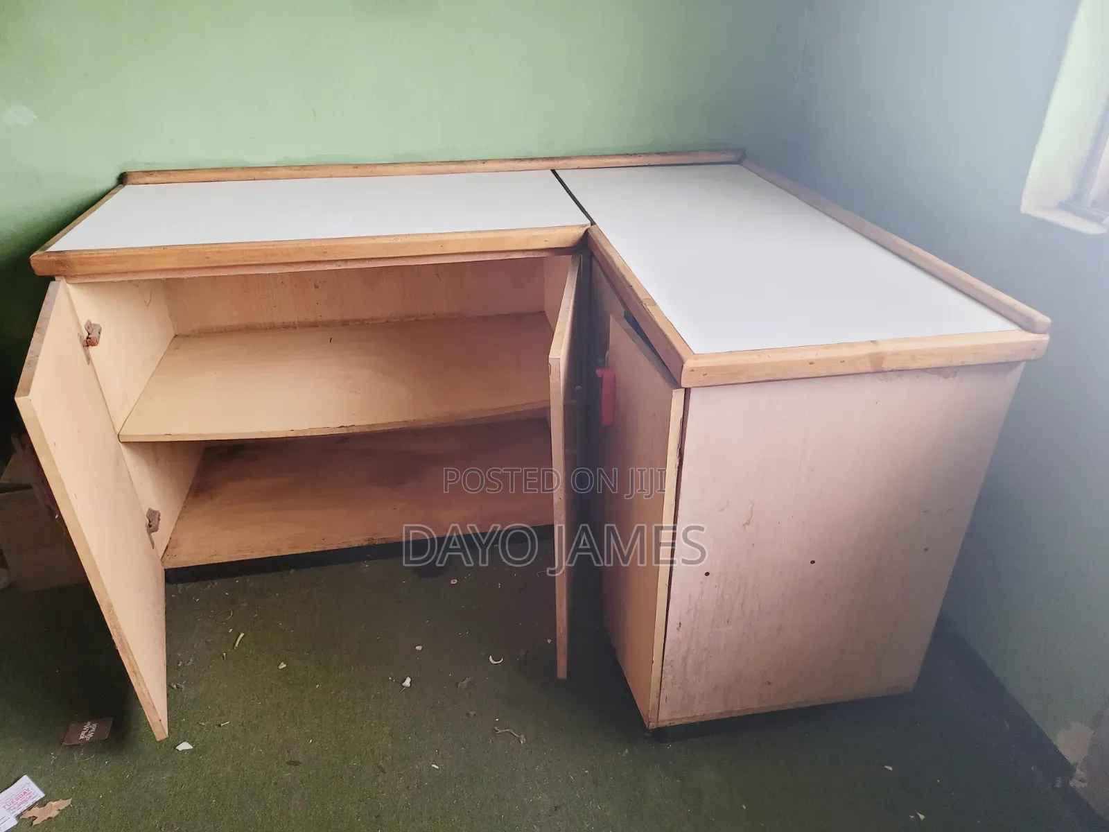 L Shaped Floor Kitchen Unit