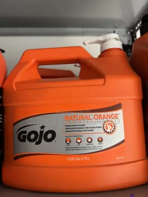 1-Gallon (3.78 L) Bottle of GOJO Natural Orange Pumice Hand Cleaner