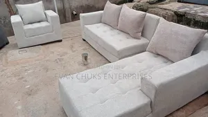 Cream Colour L Shape Sofa