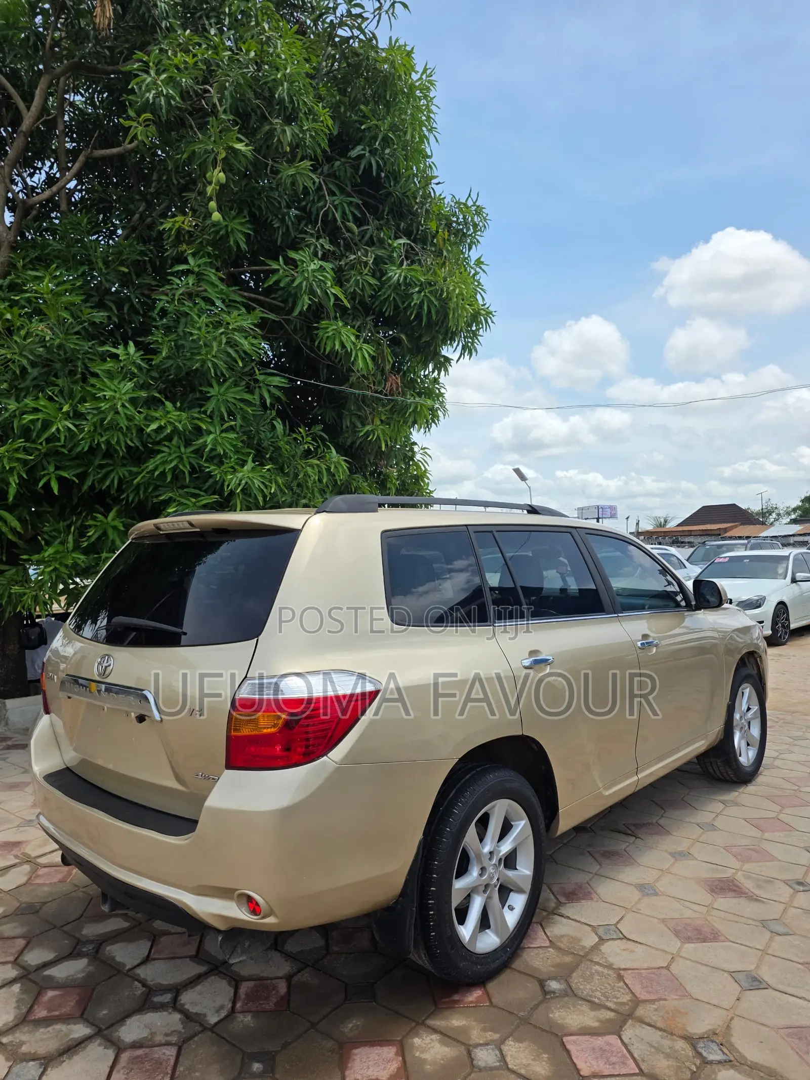 Toyota Highlander Limited 2008 Gold