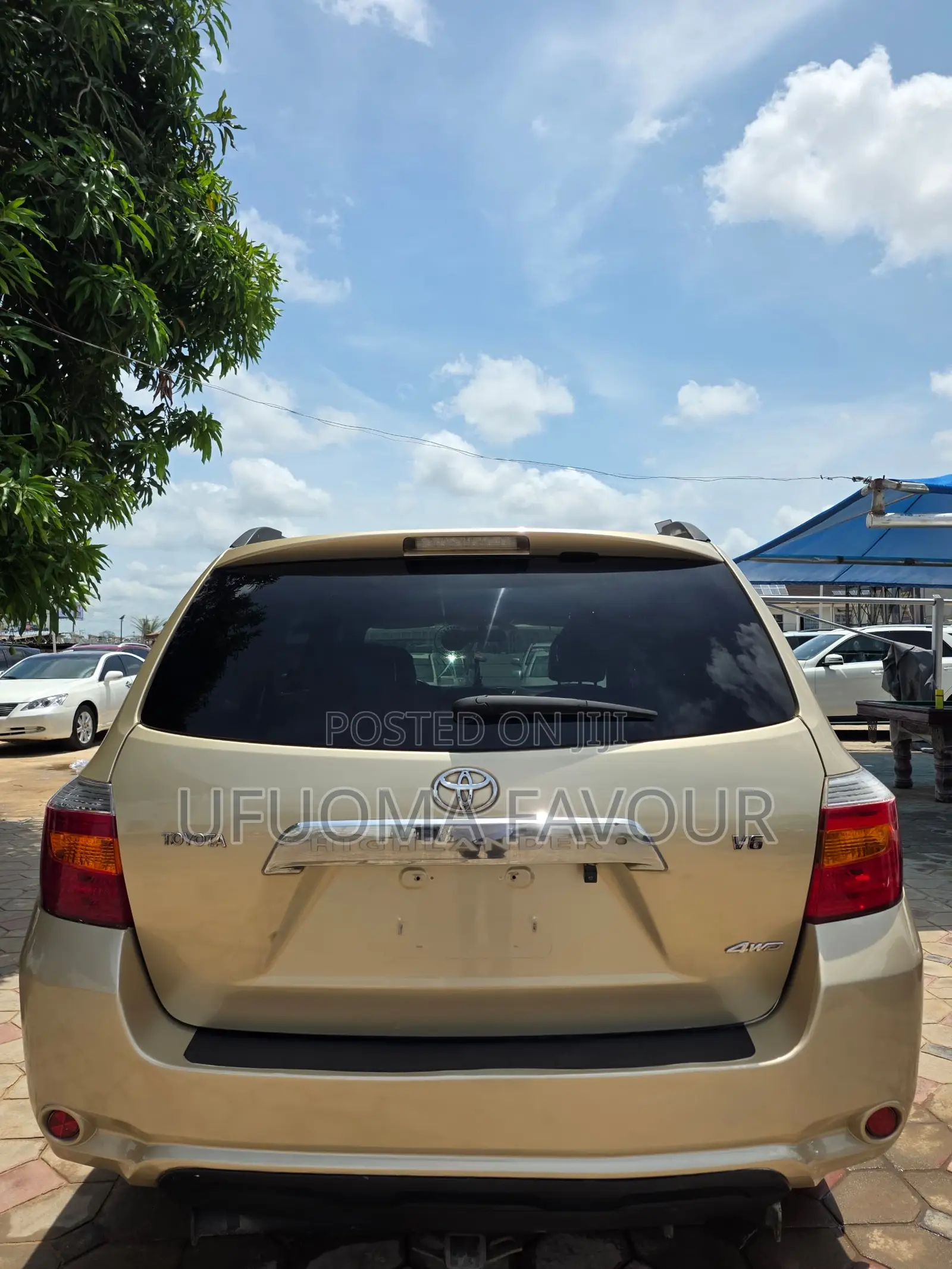 Toyota Highlander Limited 2008 Gold