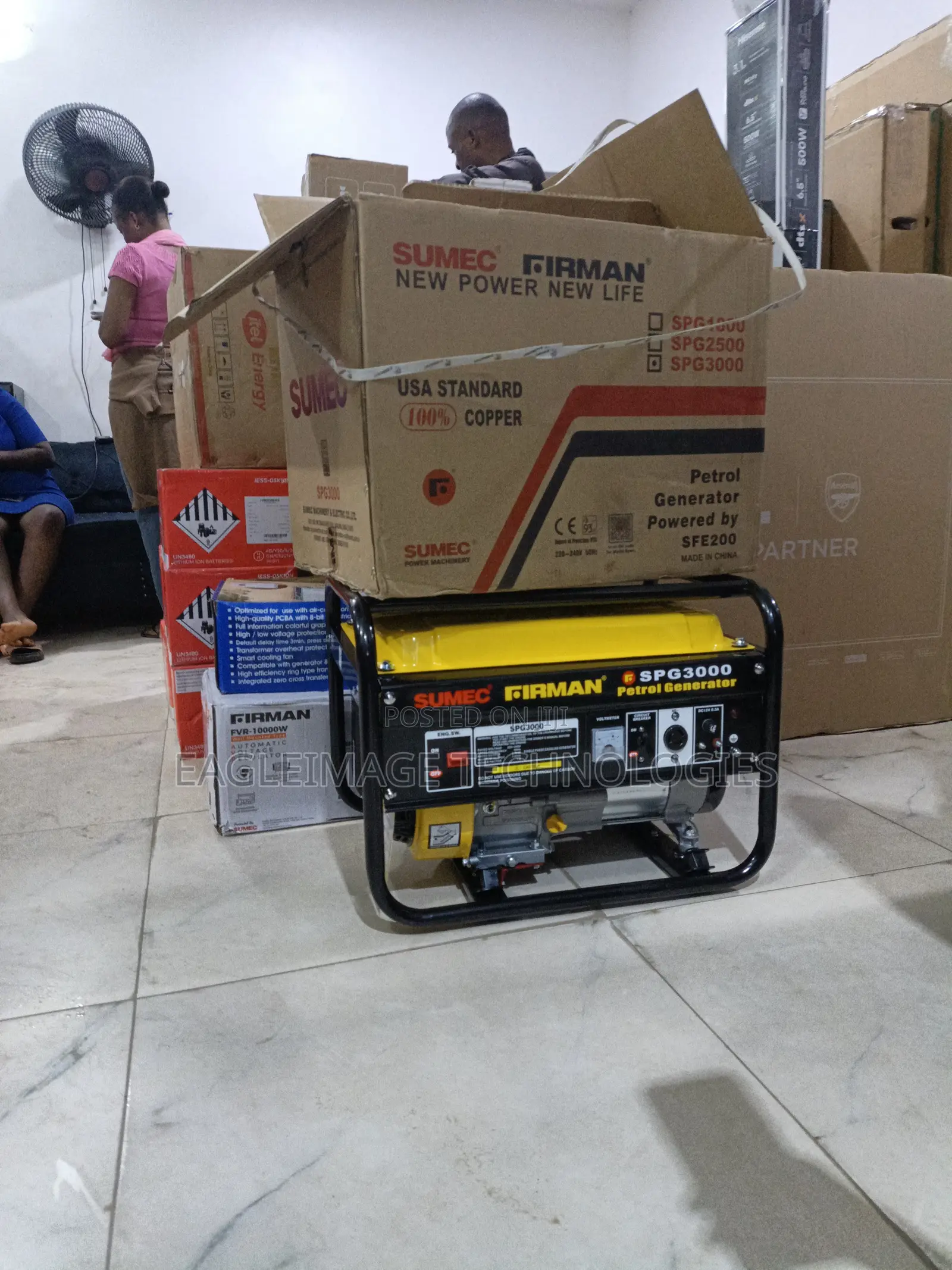 Original Sumec Firman SPG3000 SFE200 Engine Gen
