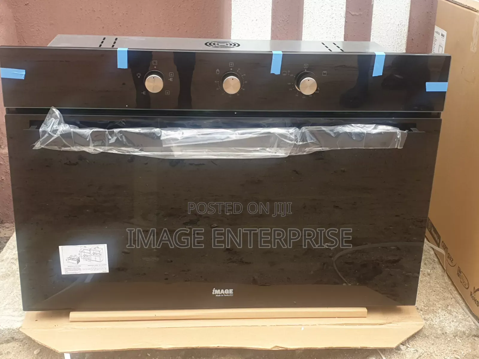 IMAGE 90cm Inbuilt Electric and Gas Oven