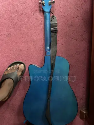 Generic Acoustic Box Guitar - Blue
