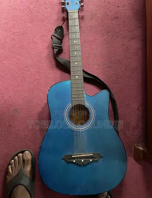 Generic Acoustic Box Guitar - Blue