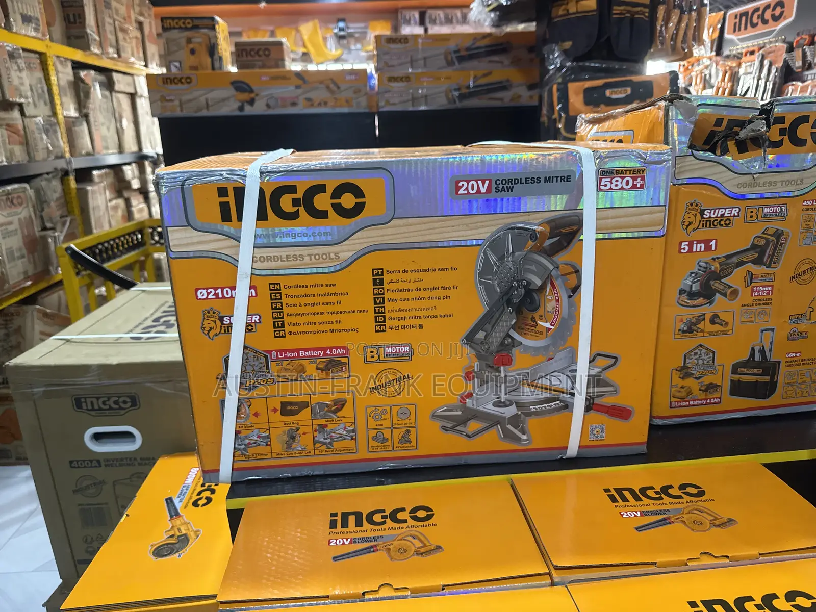 Ingco 20V Cordless Miter Saw (Model CMSLI2021