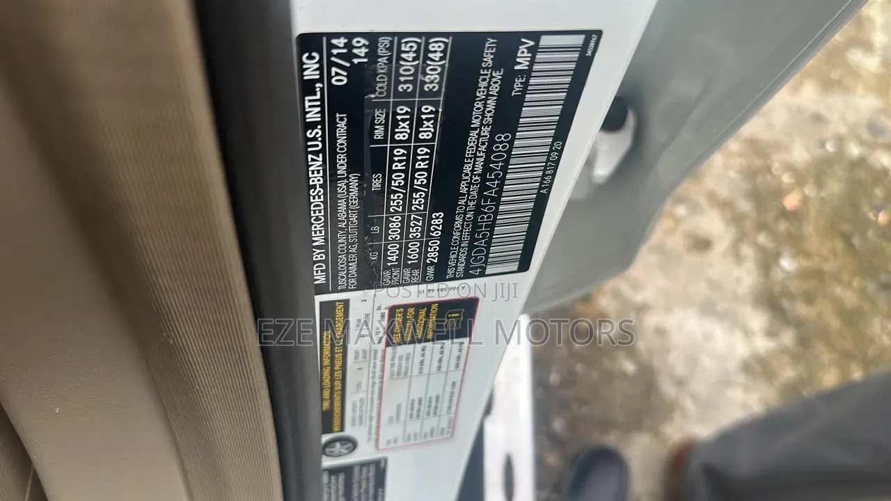 Mercedes-Benz M Class 2015 White