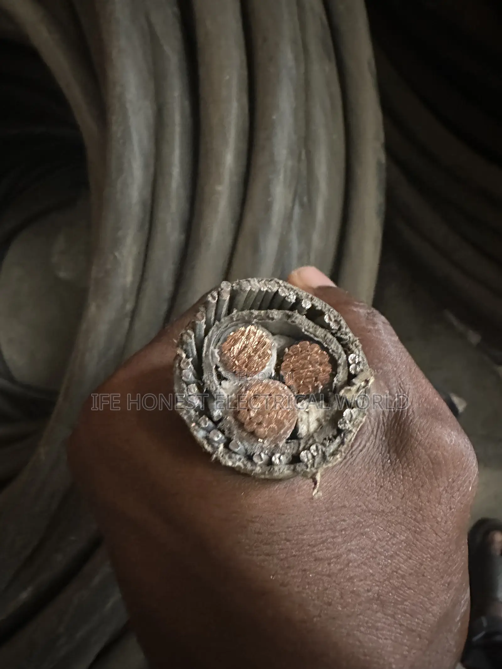 50mmx4core 3core Armored Cable