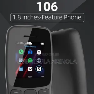 New Nokia 106 Black
