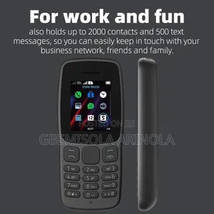 New Nokia 106 Black