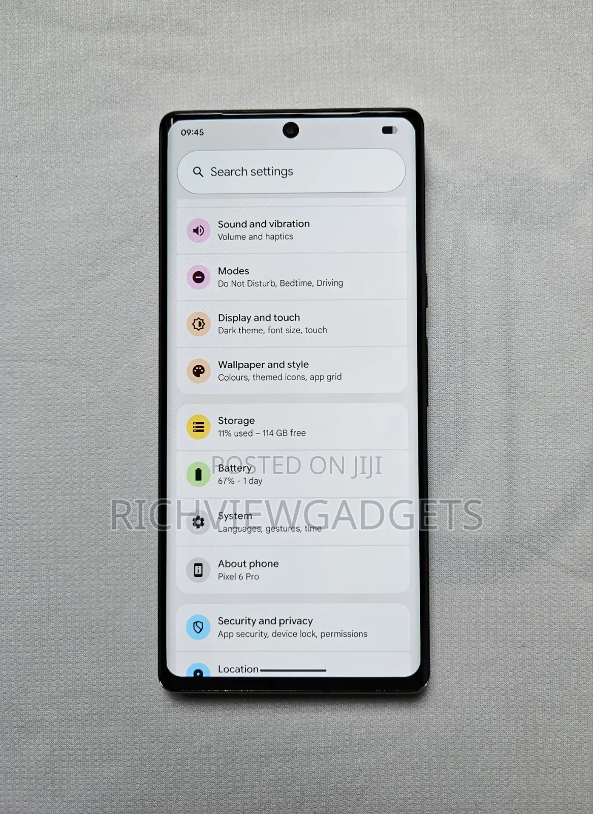 Google Pixel 6 Pro 128 GB Black