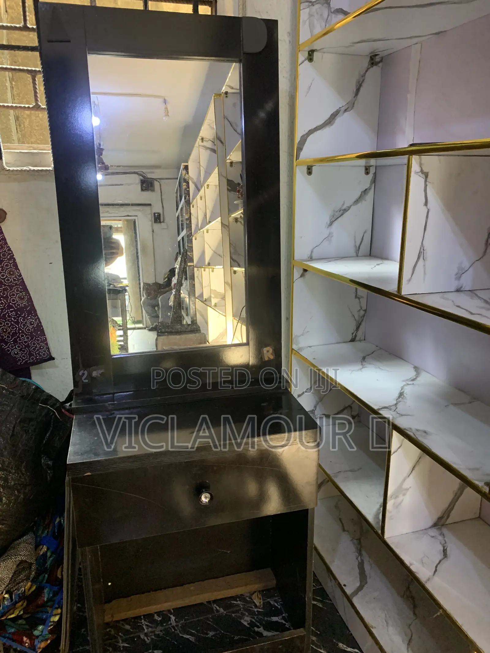 Dressing Mirror and Drawer