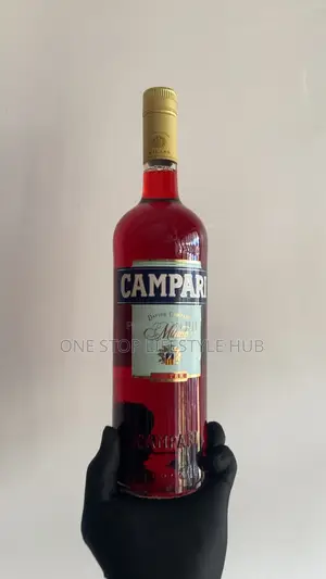 Original Campari Milano Bitter Aperitif – 1 Litre Bottle