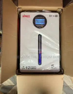 5kWh 24v Sako Solar Lithium Battery (New Li-Sun) Best Seller Ojo Lagos