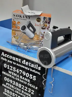 Sokany 3 in 1 Hand Blender/Mixer