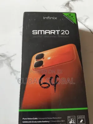 New Infinix Smart 20 64 GB Black