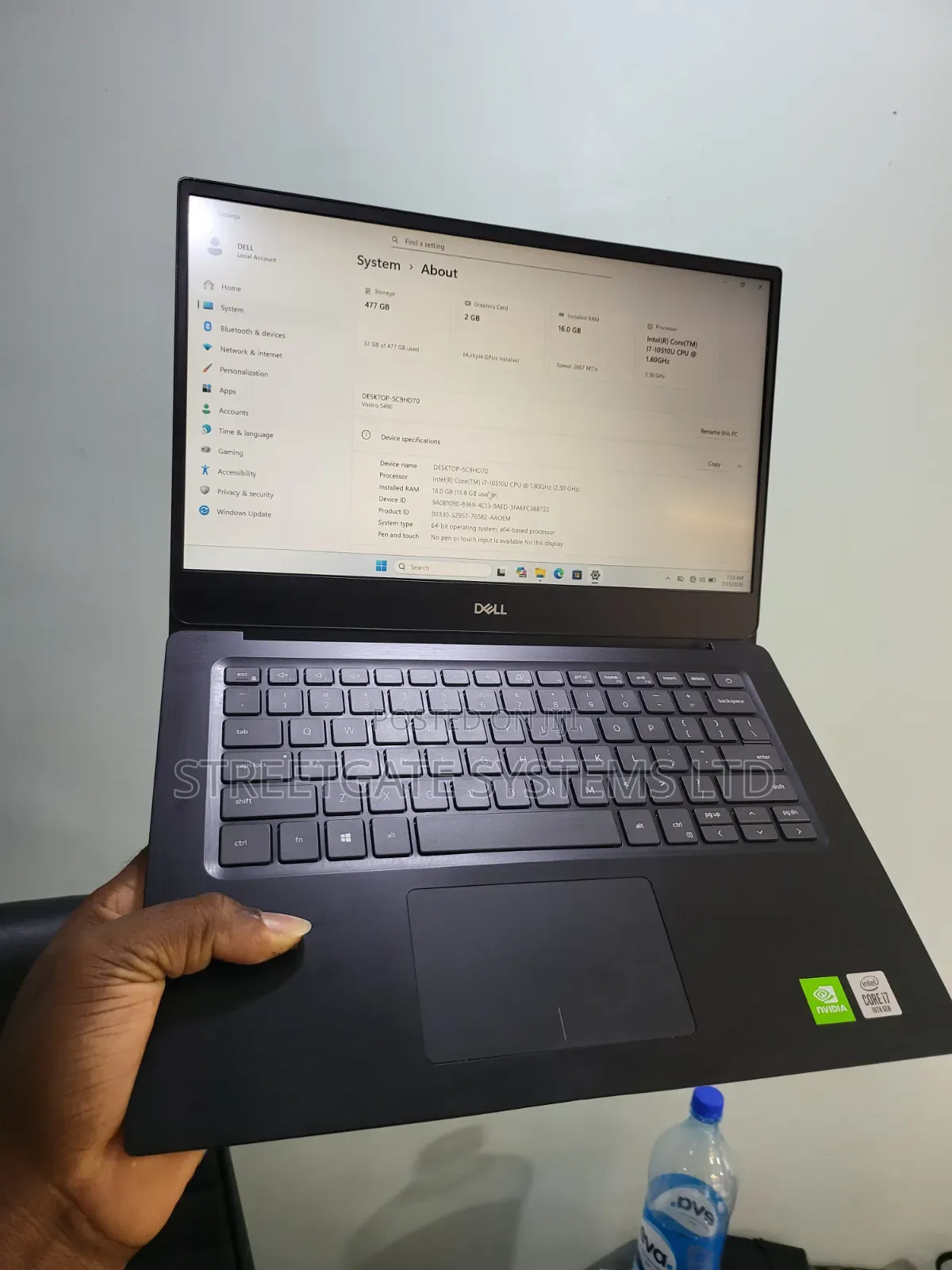 Laptop Dell Vostro 5459 16GB Intel Core i7 SSD 512GB