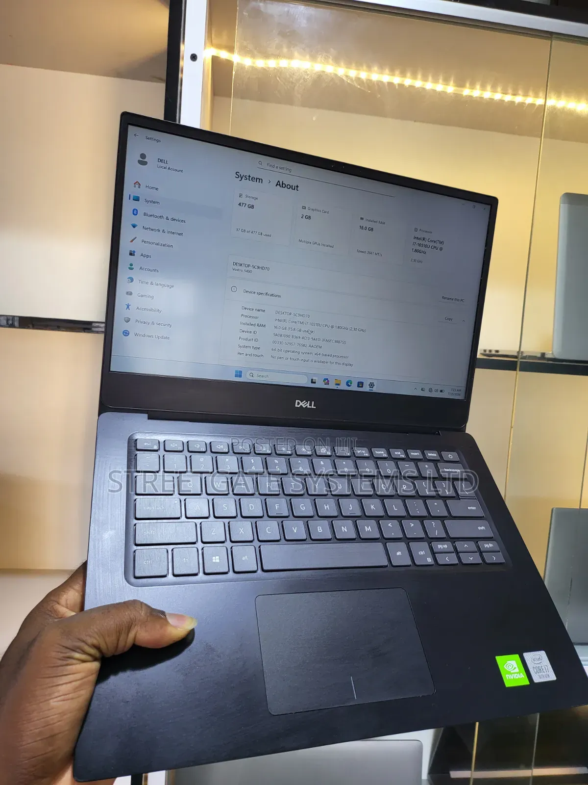 Laptop Dell Vostro 5459 16GB Intel Core i7 SSD 512GB