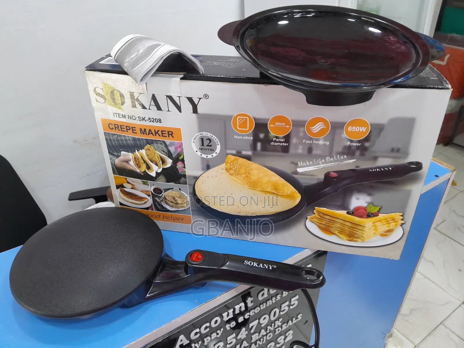Sokany Crepe Maker