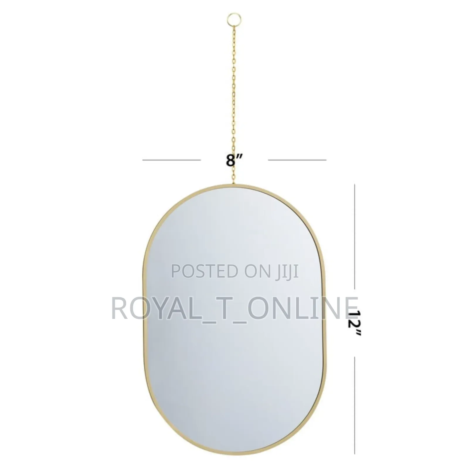 Oval Decorative Mirror in Abuja. Aesthetic Wall Hanging Mirror Set
