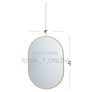 Oval Decorative Mirror in Abuja. Aesthetic Wall Hanging Mirror Set
