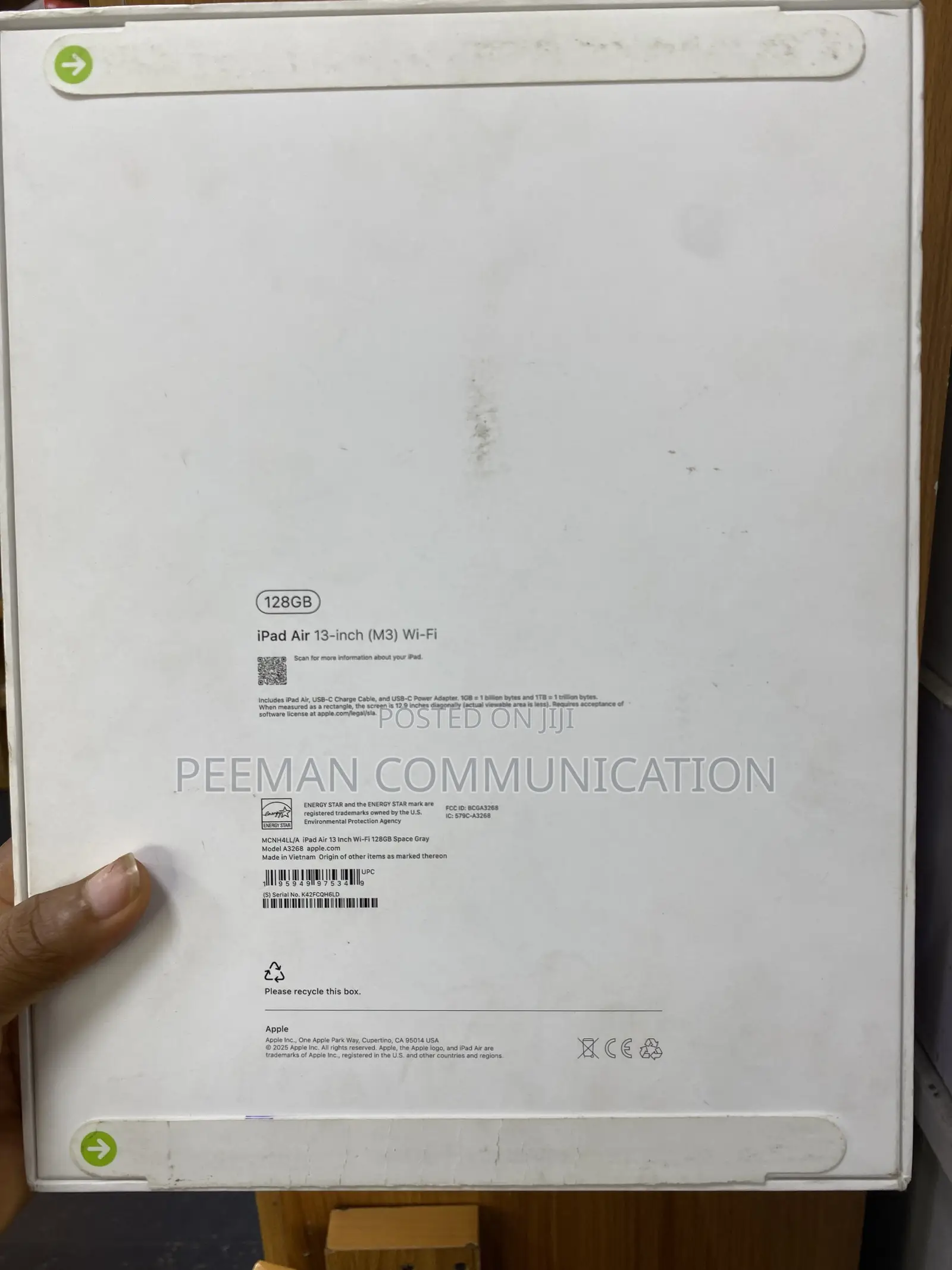New Apple iPad Air 13 (2025) 128 GB Gray
