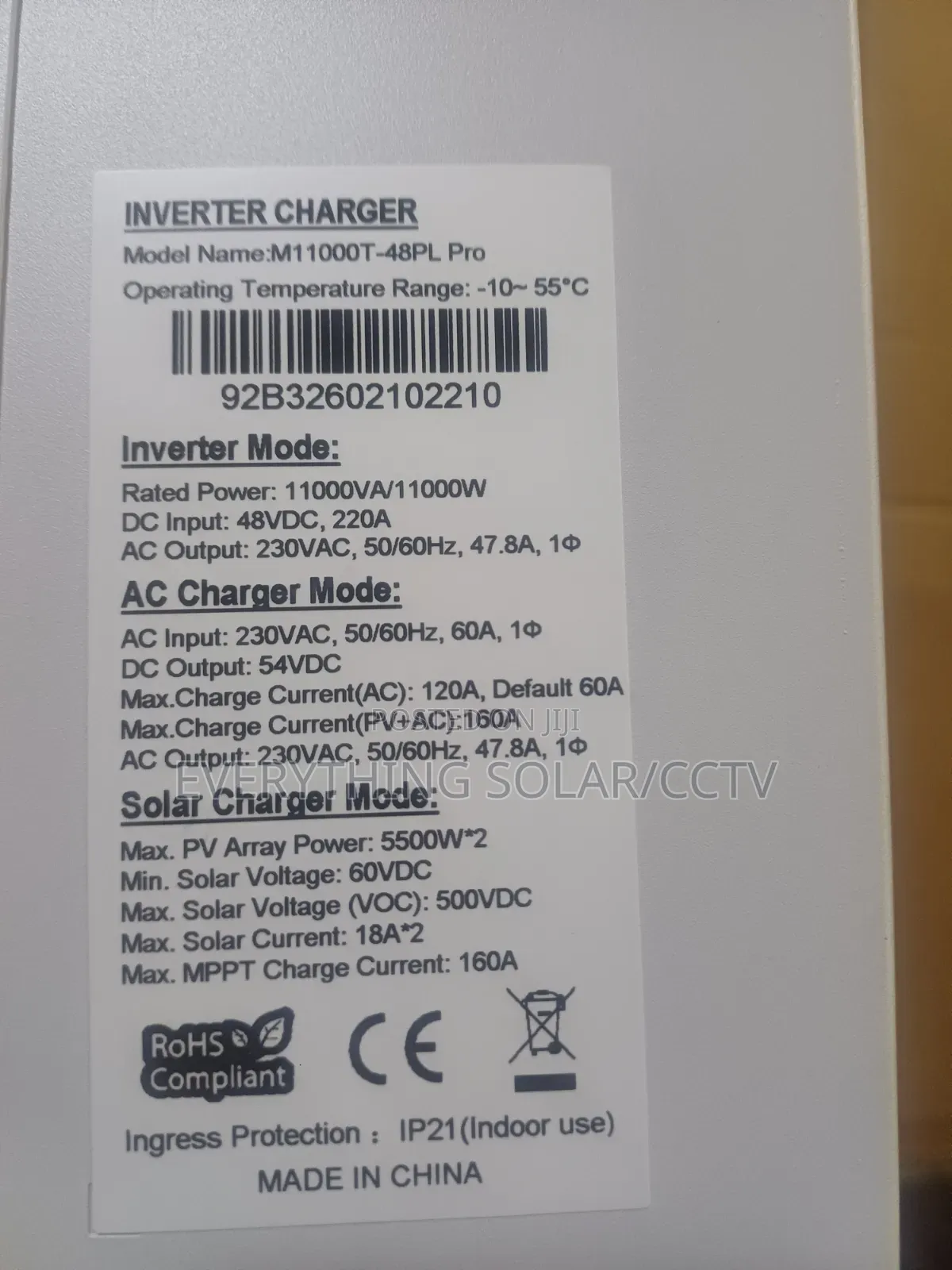 11kw Hybrid Inverter