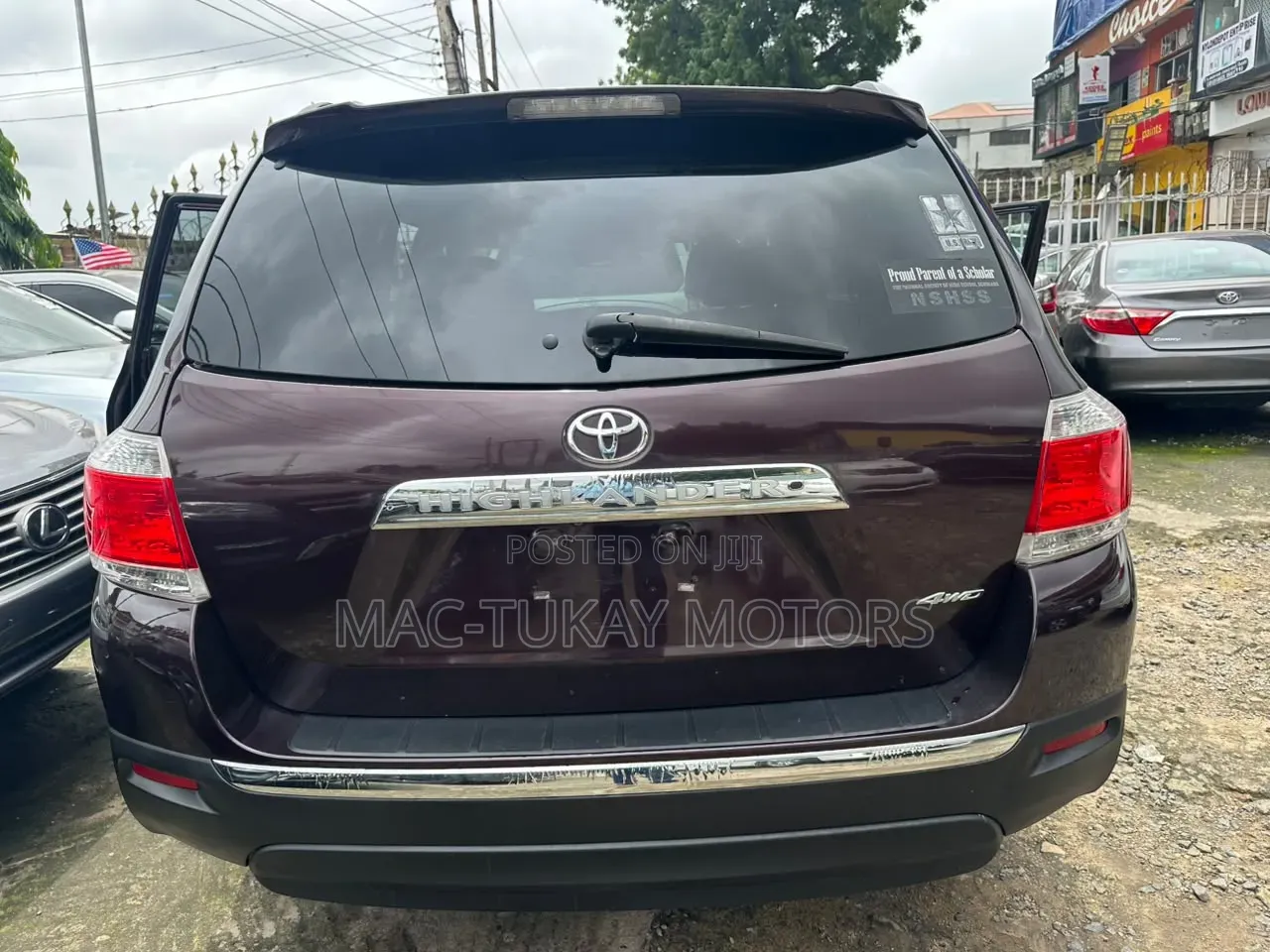 Toyota Highlander 2011 Maroon