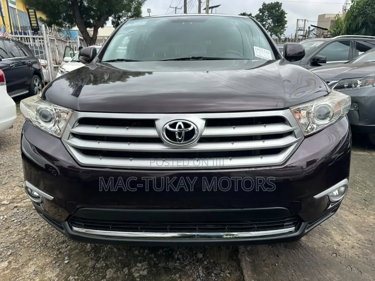Toyota Highlander 2011 Maroon