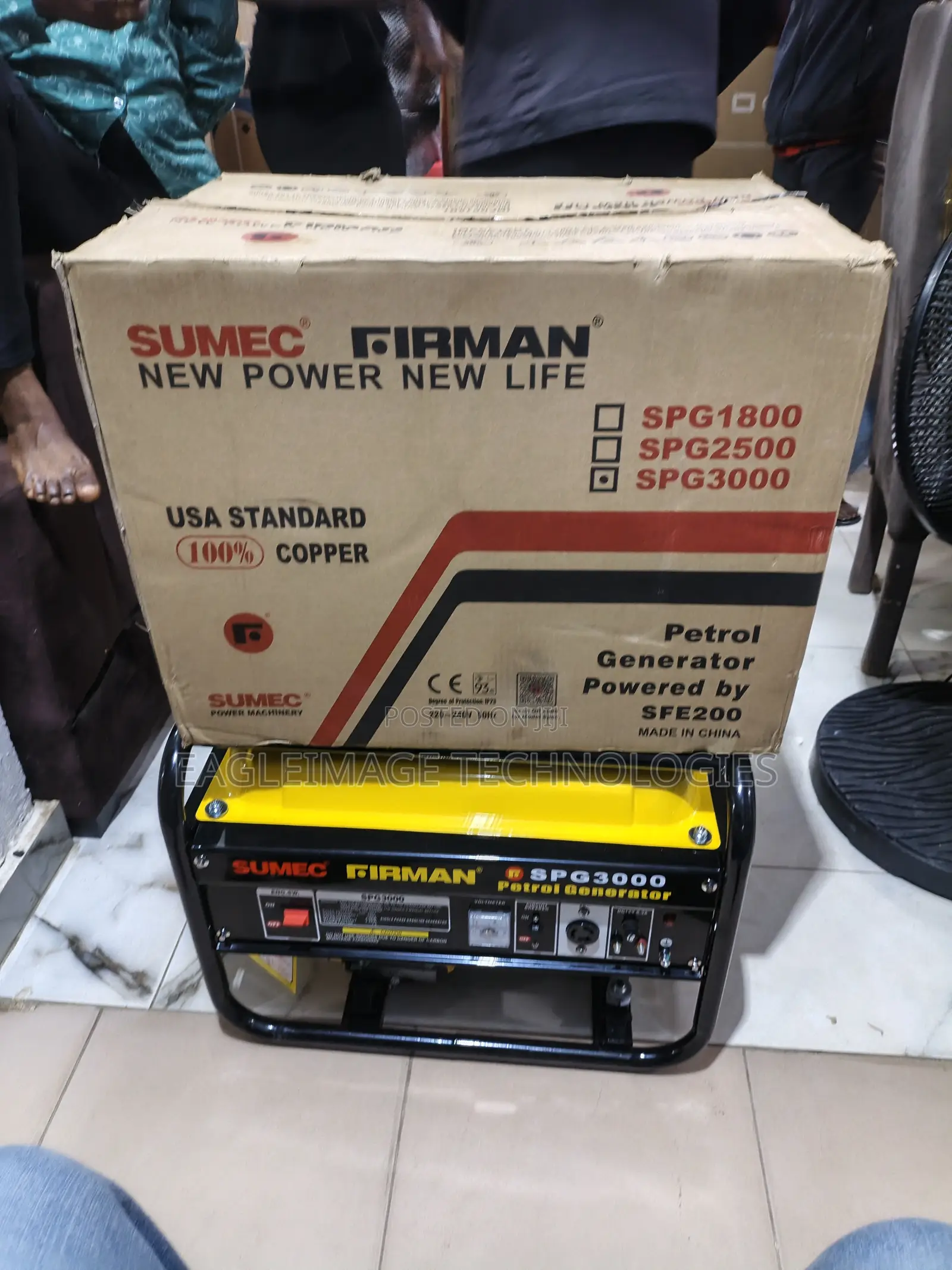 Original Sumec Firman 2.5kVA SPG3000 Generator