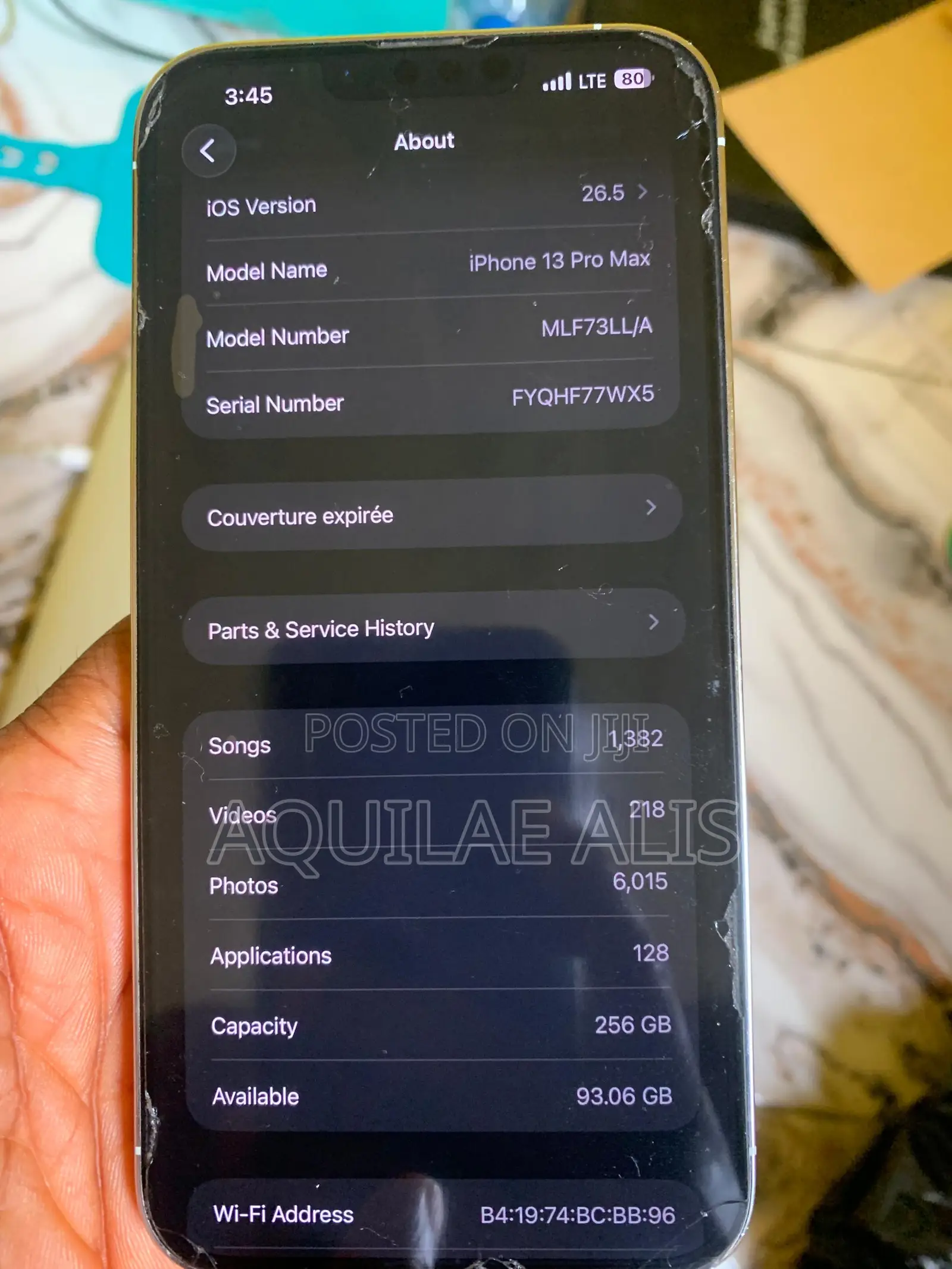 Apple iPhone 13 Pro Max 256 GB Silver