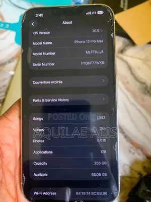 Apple iPhone 13 Pro Max 256 GB Silver