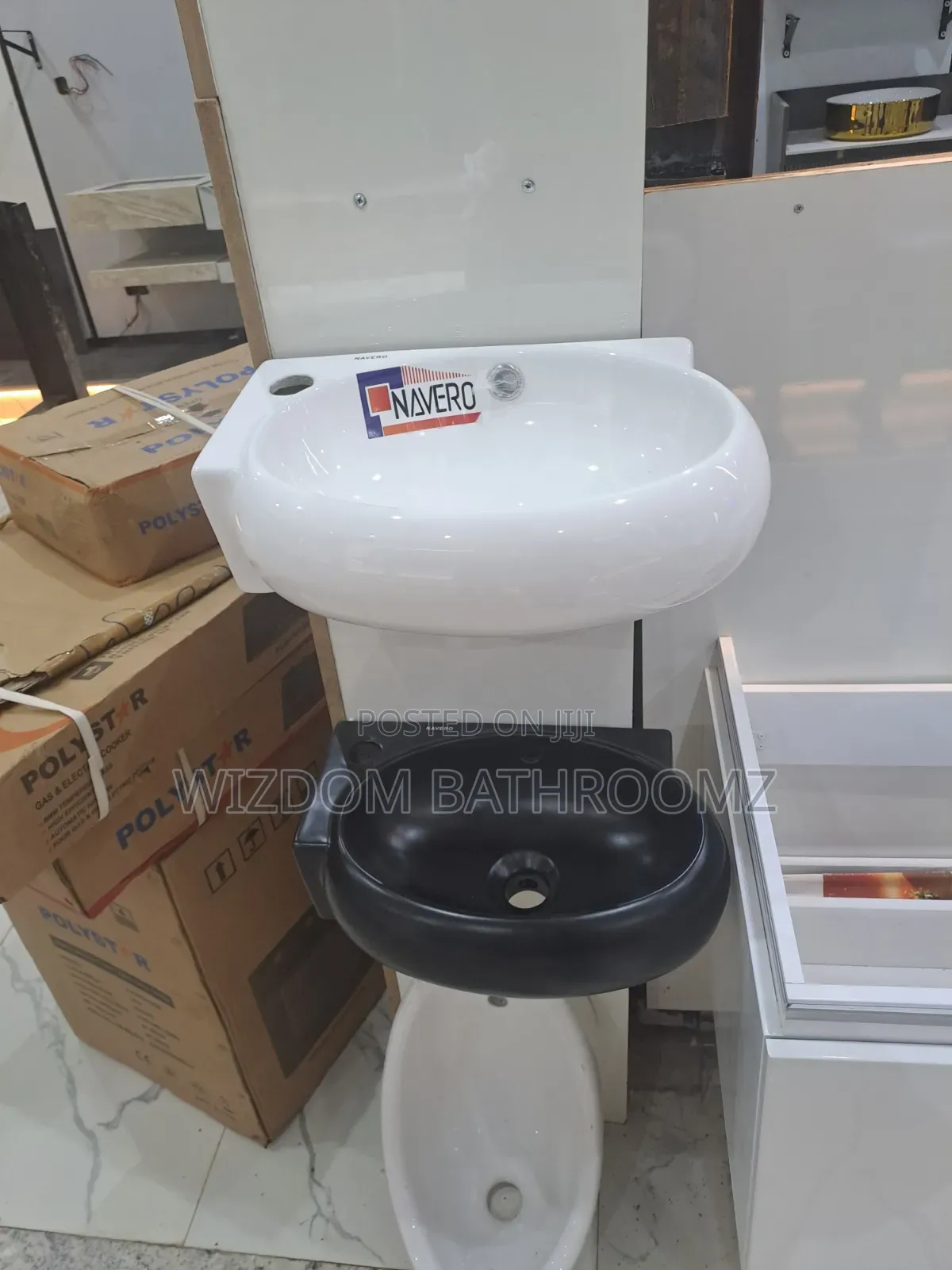 Executive Black Hanging Basin