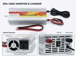 SOUER 2000C 2-in-1 Power Inverter Smart Charger (Modified Sine Wave)