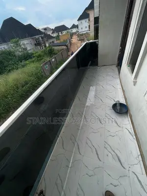 Dark Grey Glass Balcony Railing Argen