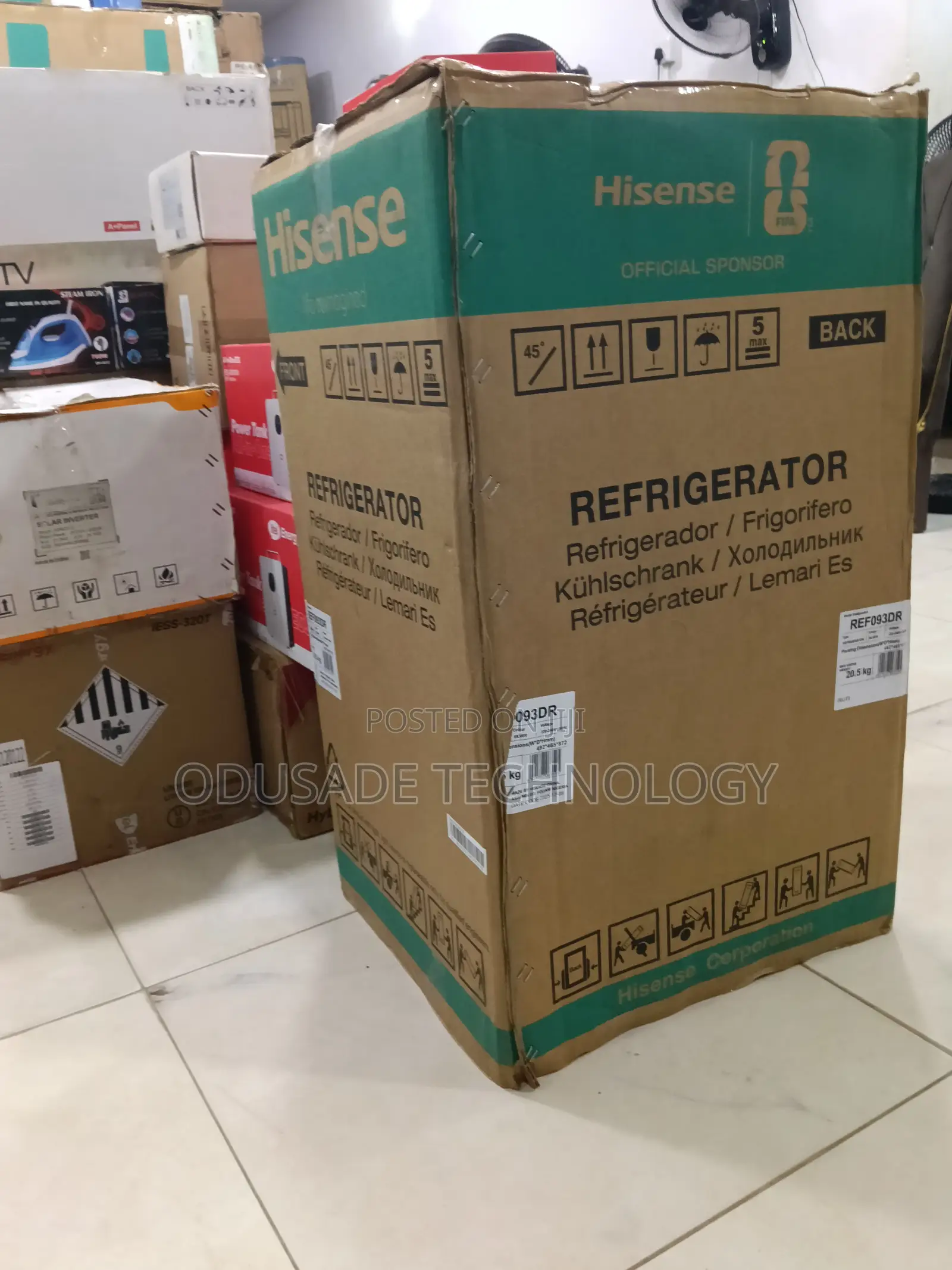 Hisense Refrigerator 90L REF093DR Model